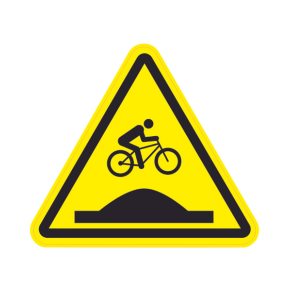 Panneau Triangle Dibon VTT Bosse TRI-DIB178